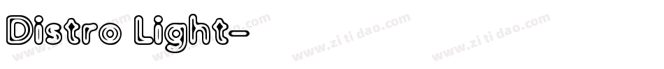 Distro Light字体转换